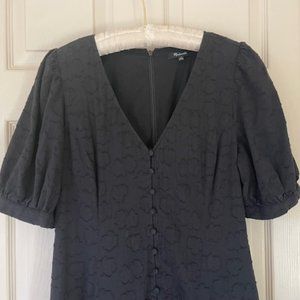 Madewell Puff Sleeve Midi Dress sz 6